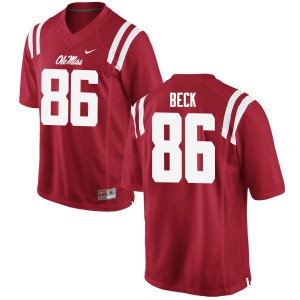 Men's Rebels #86 Drake Beck Red Player Jersey 826269-622