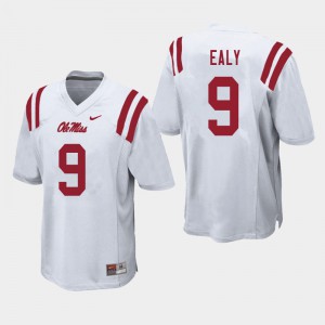 Men's Rebels #9 Jerrion Ealy White Stitch Jersey 612783-738