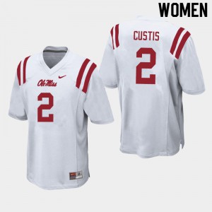 Women Rebels #2 Montrell Custis White Embroidery Jersey 949141-778