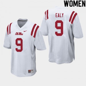 Womens Rebels #9 Jerrion Ealy White Player Jerseys 898534-317