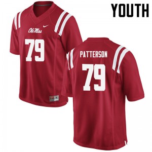 Youth Rebels #79 Javon Patterson Red Stitched Jerseys 528284-725