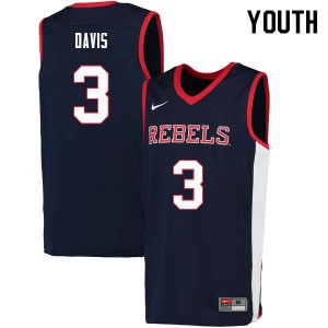 Youth Rebels #3 Terence Davis Navy Alumni Jersey 937314-230